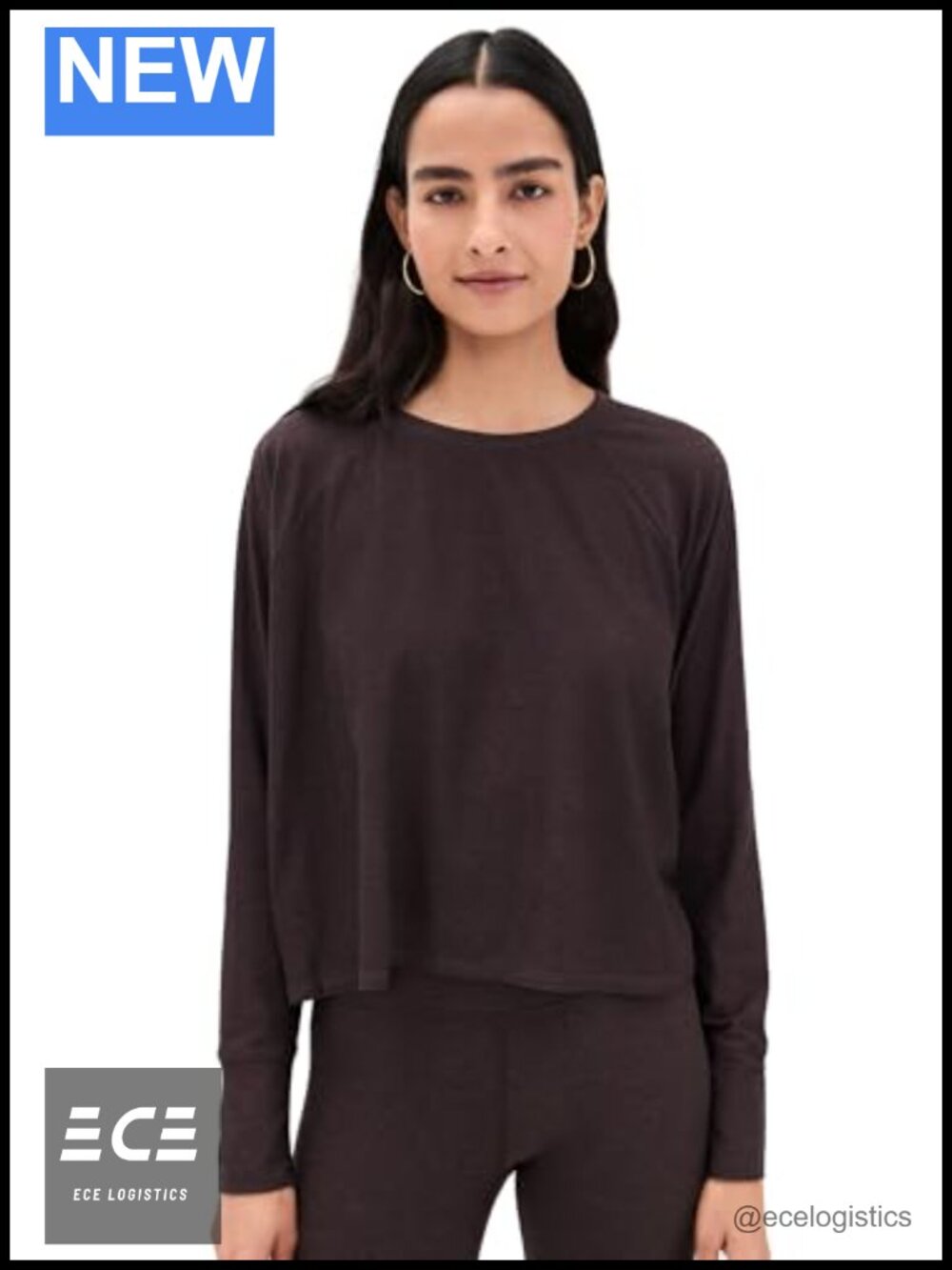 Women's Featherweight Pullover Long Sleeve Crew Neck Relaxed Fit